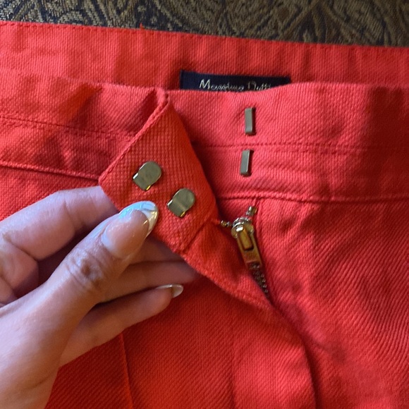 Massimo Dutti red orange skirt - Picture 4 of 8